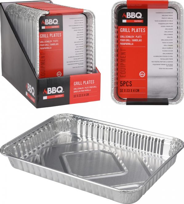 Hovedbilde Grillformer 5 pk. 32x21x4 cm