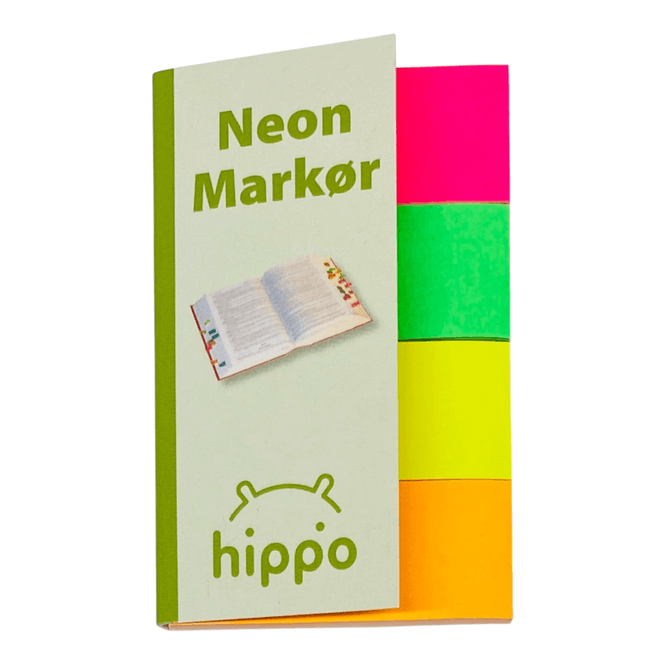 Hovedbilde Markører Neon 160 stk Hippo