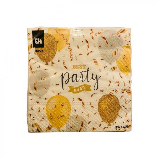 Hovedbilde Servietter 16 pk. Party
