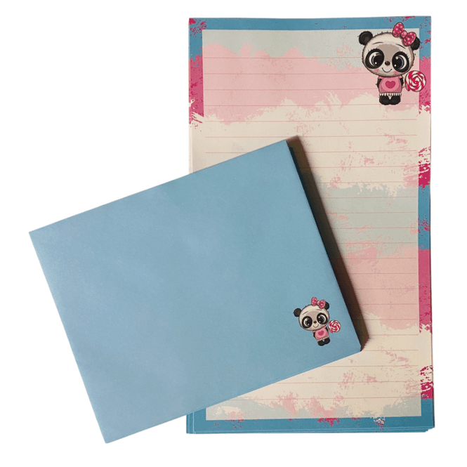 Hovedbilde Brevpost Panda m/slikkepinne Tinka