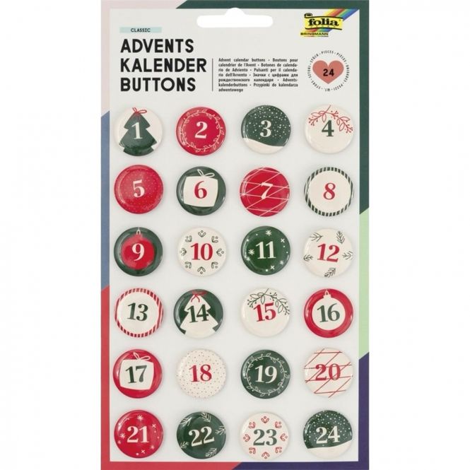 Hovedbilde Adventskalender-merker med sikkerhetsnål