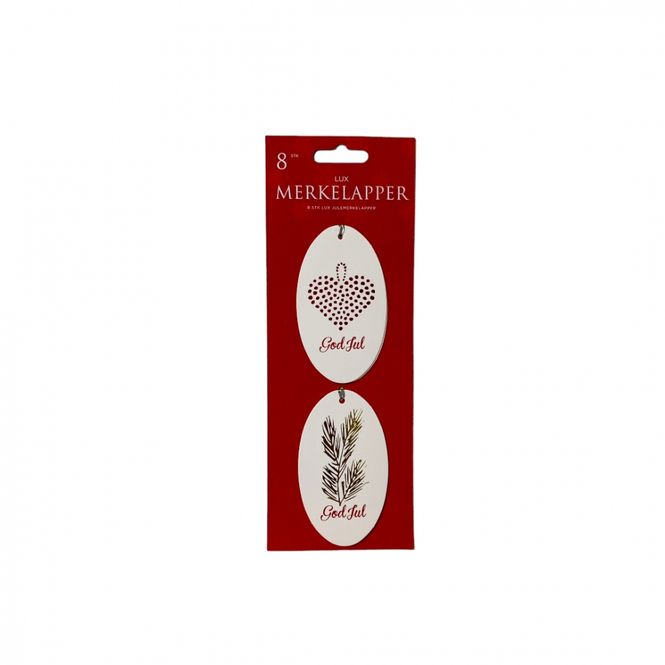 Hovedbilde Julemerkelapper 8 pk.