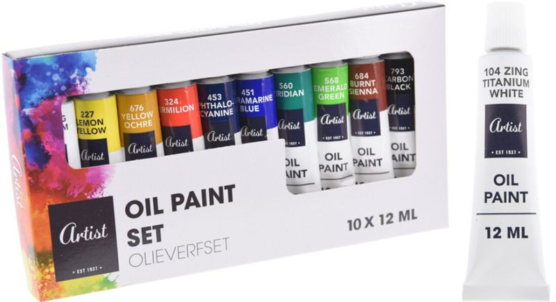 Oljemaling 10pk.