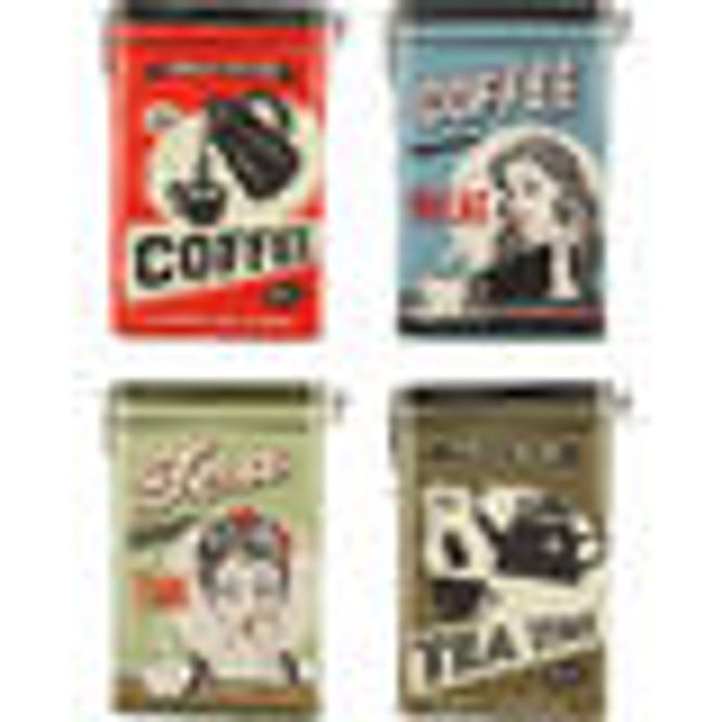 Hovedbilde Metallboks retro kaffe te 