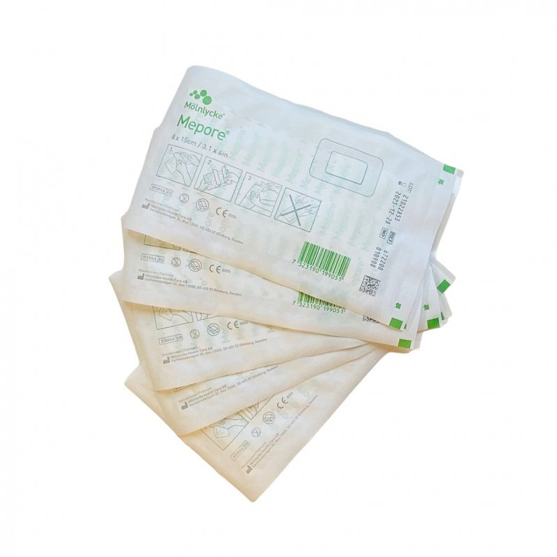 Kompress sterile 8x15cm 5pk