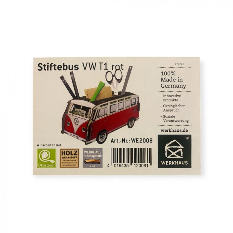 Penne/skrivesak-ordner VW-buss