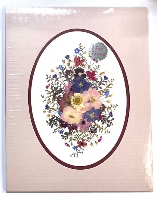 Hovedbilde Bilde med ekte tørkede blomster