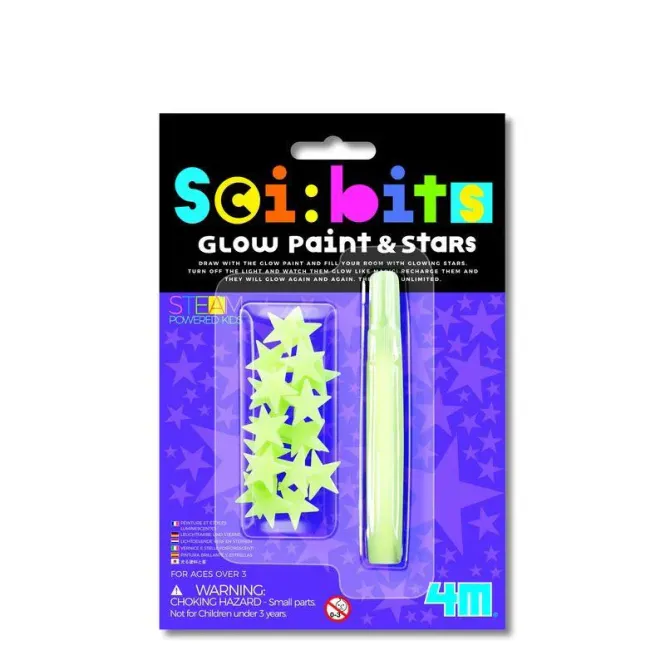 Hovedbilde Glow Paint & Stars 4M