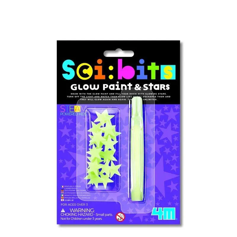 Glow Paint & Stars 4M