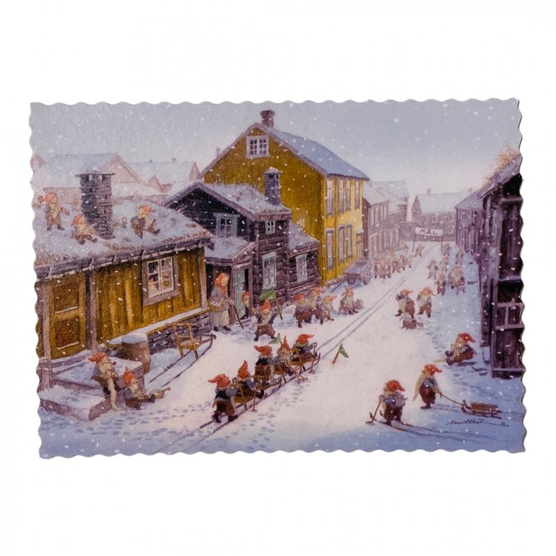 Julekort enkelt 