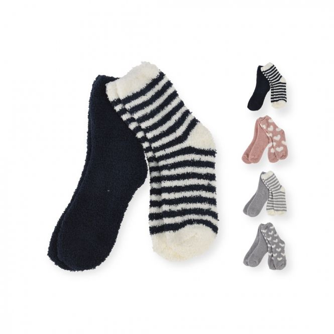 Hovedbilde Kosesokker fluffy 2 pk. Ca. str.35-39