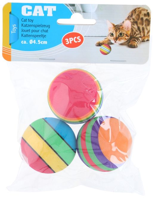 Hovedbilde Katteleke Baller 3pk.
