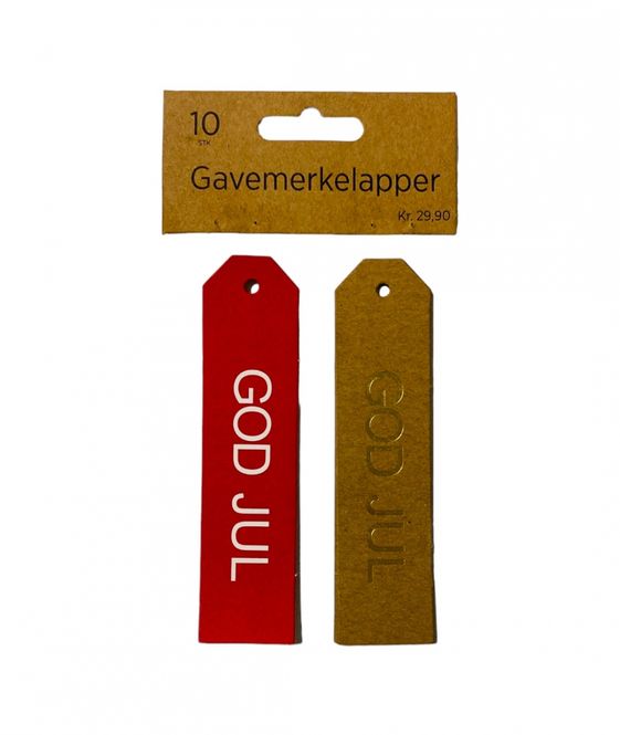 Hovedbilde Julemerkelapper 10 stk