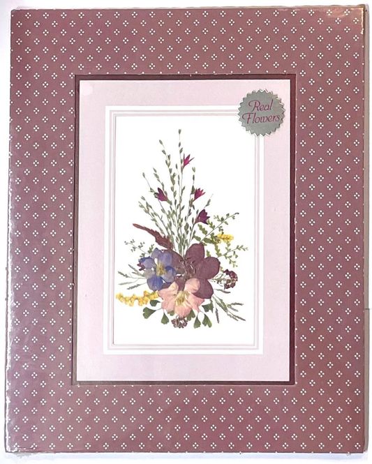 Hovedbilde Bilde med ekte tørkede blomster