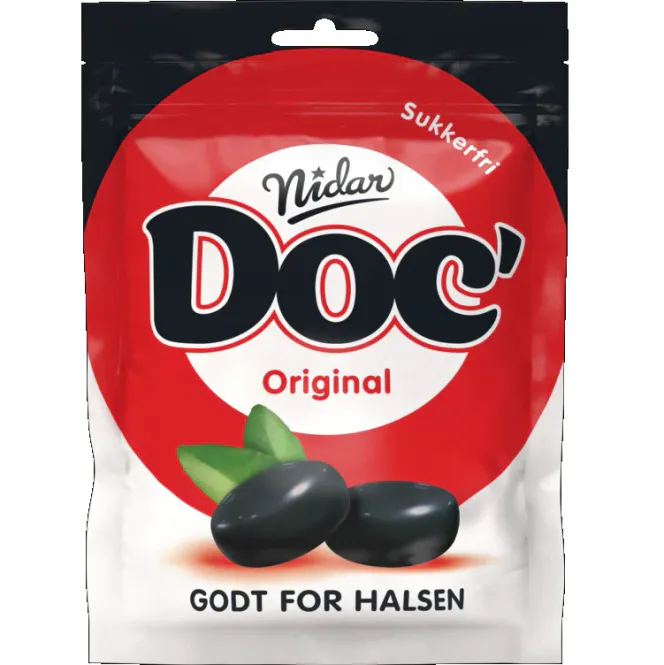 Hovedbilde Doc Original Sukkerfri 50g | Halspastiller