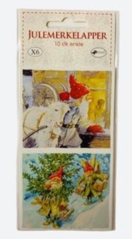 Julemerkelapper 10 pk