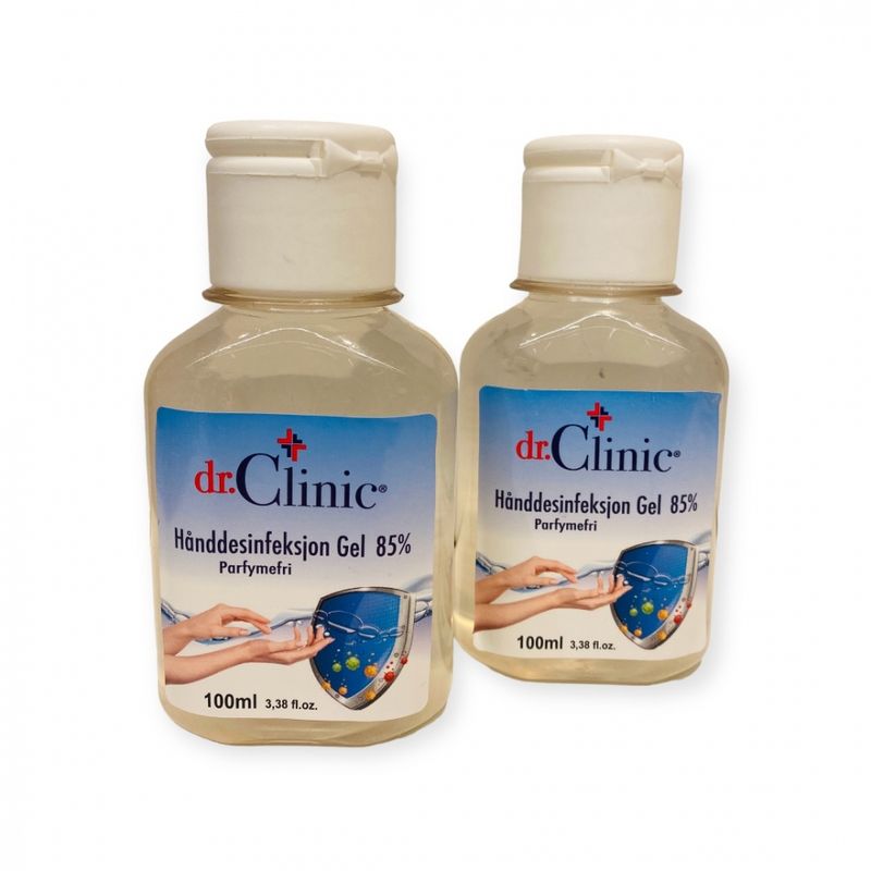 Hånddesinfeksjons-gel 100 ml(Antiback)