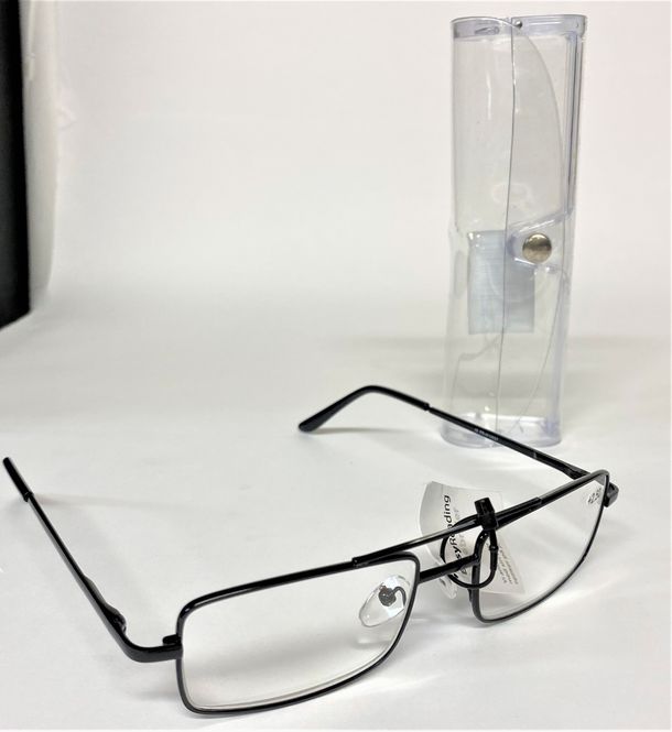 Hovedbilde Lesebrille med stålinnfatning +3