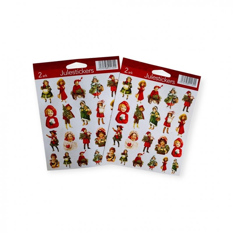 Julestickers Nostalgiske Barn