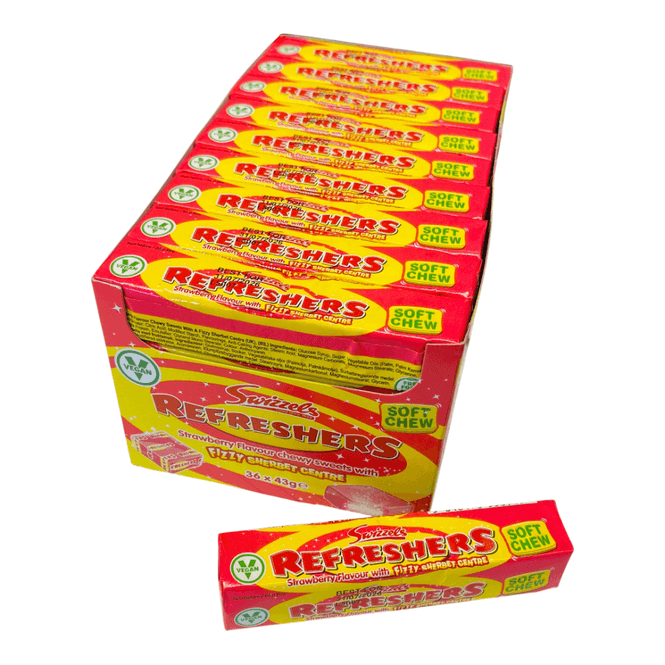 Hovedbilde Swizzels Refreshers Jordbær 42 gr. 36 stk