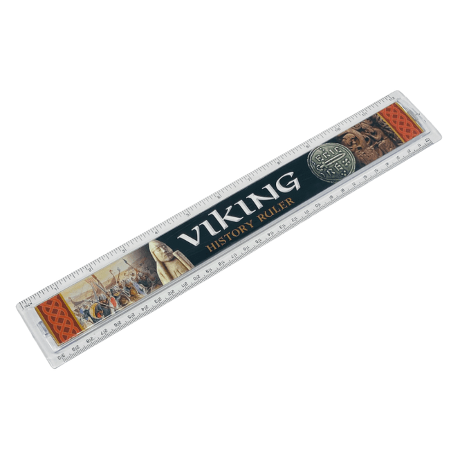 Hovedbilde Linial 30 cm Vikingmønster