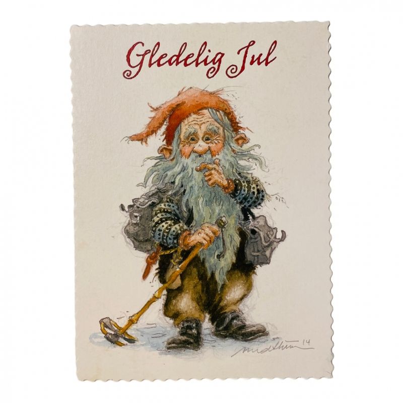 Julekort enkelt 