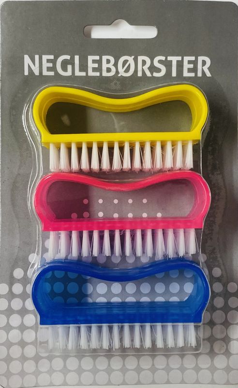 Neglebørster 3 pk.