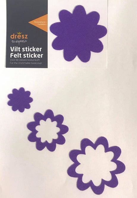 Hovedbilde Tekstilstickers - blomst
