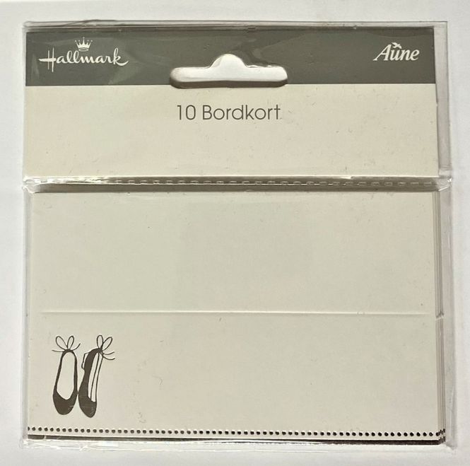 Hovedbilde Bordkort 10 pk. sko