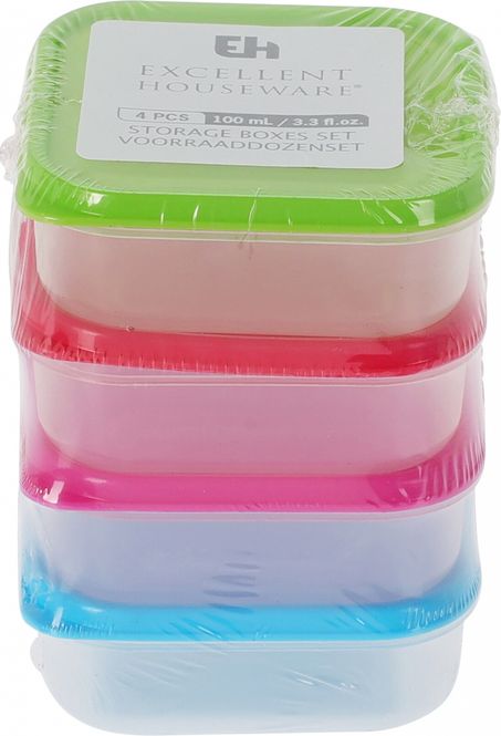 Hovedbilde Plastboks 4 stk 100 ml