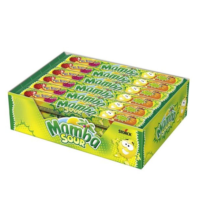 Hovedbilde Mamba Sour Fruktkarameller 106g