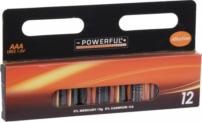 Hovedbilde Batterier 12 pk. AAA