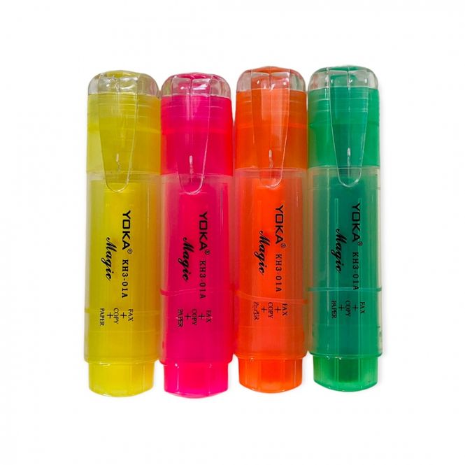 Hovedbilde Markeringstusjer 4 pk.