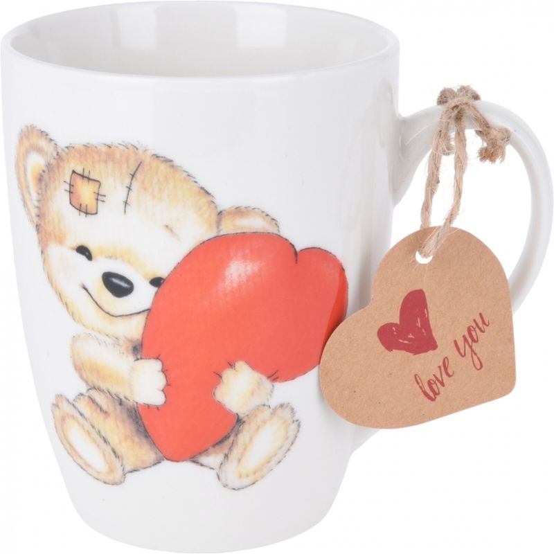 Krus Bamse med hjerte 330 ml